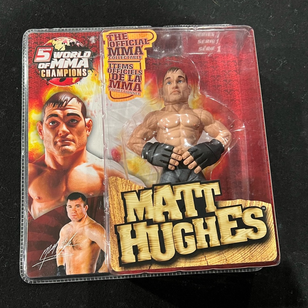 World MMA champions round 5 Matt Hughes action figure